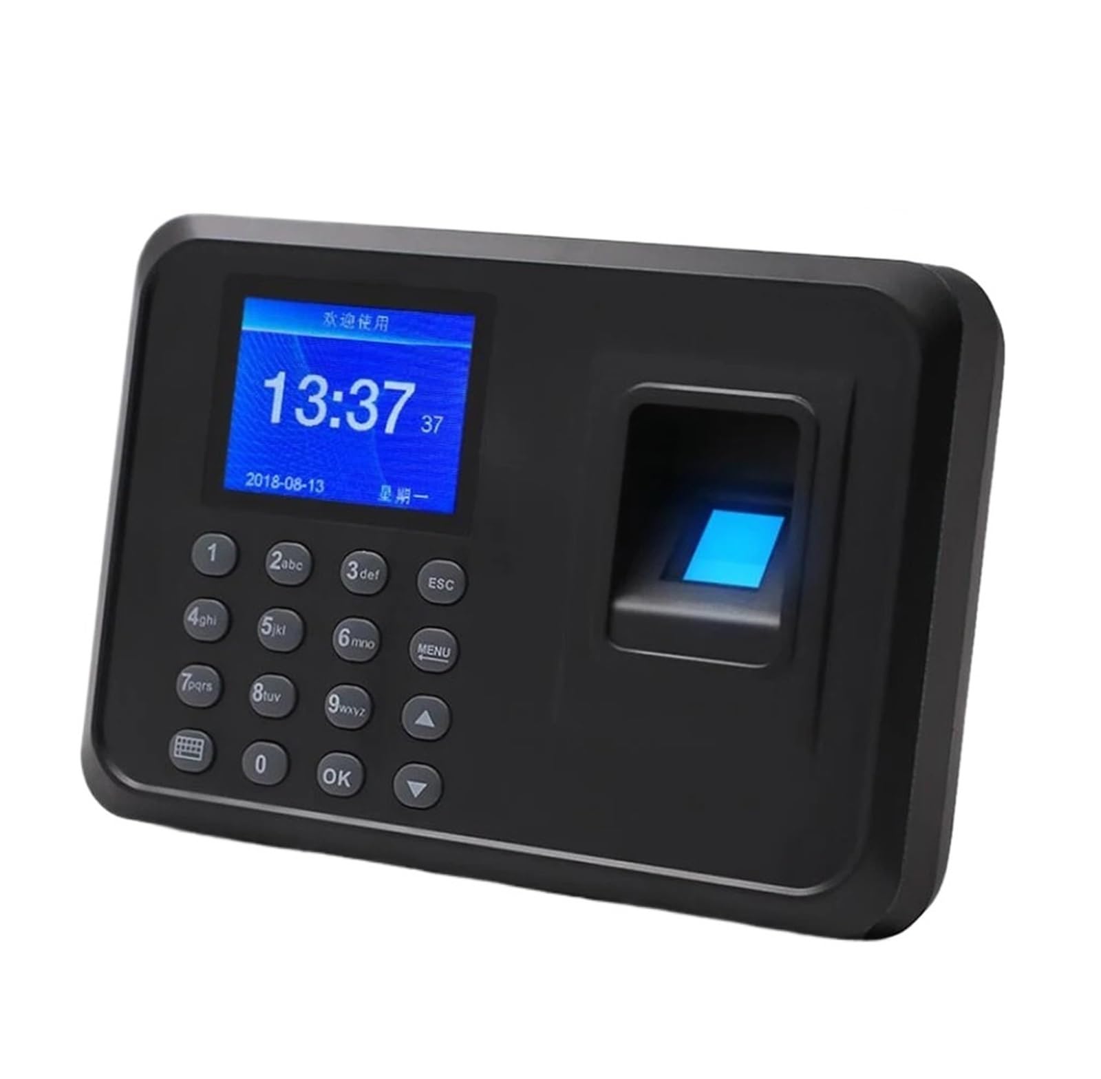 Marcar en la máquina, Reloj de control asistencia, biométrico, lector huellas dactilares USB, reloj