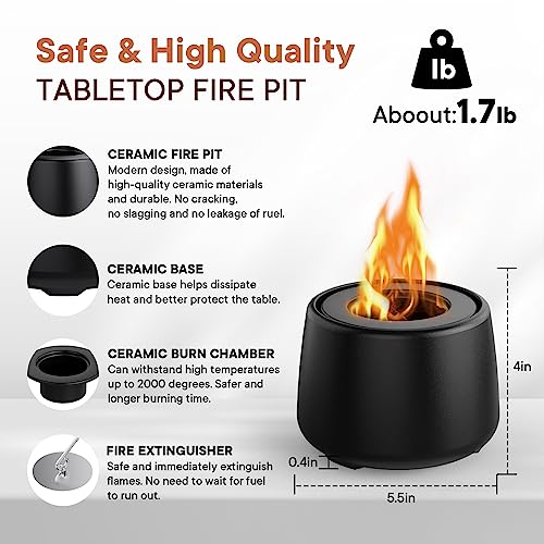 Tqsmsp 0-2 Ceramic Tabletop Fire Pit thumb #3