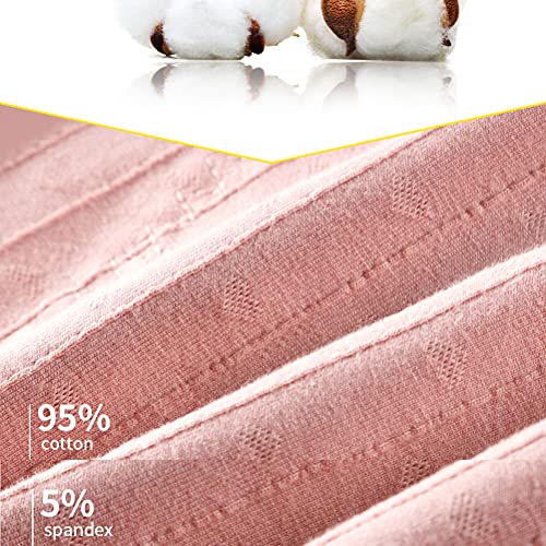 Teenager Girl's Breathable Cotton Period Panties Pack of 4pcs Menstrual Heavy Flow Leak-Proof Underwear Briefs (X-Large, Style6)4