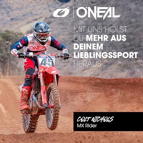 Foto von O'NEAL Motocross Stiefel TRIBUTE Boot SQUADRON V.21 I MX Enduro I Ergonomische Motorradschuhe Herren & Damen mit Metall Sohlenschutz I Schwarz/Grau I Größe 46/12