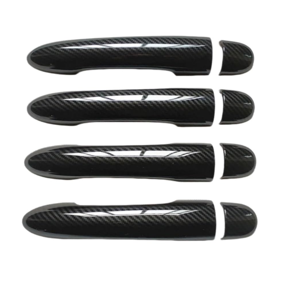 Mhtgd Kn Plastic Door Handle Cover Trim Handles Covers Imitation Carbon Fiber For Laguna For 3 For Iii For Mk3