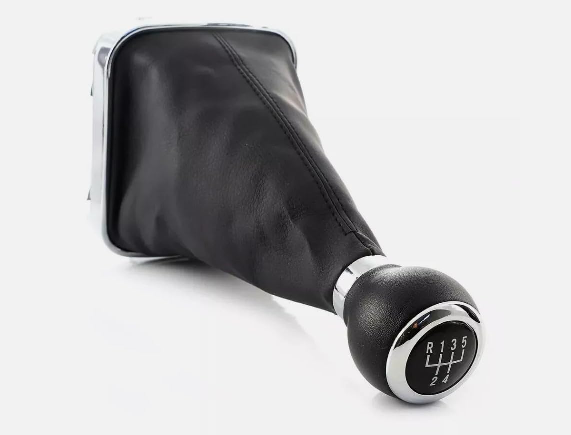 Ardillion Gear Shift Knob & Gaiter 5 Speed + Reverse Compatible with VW Touran 2003+ Caddy Mk3 2004+
