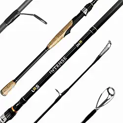 VARA DE PESCAR PESCARIA PARA MOLINETE LUMIS INTENSE CARBONO TORAYCA IM8 5'8" (1.73M) 6-17LB - 2 PARTES - TUCUNARE - ISCA ARTIFICIAL - PESCA ESPORTIVA - LEVE - REFORCADA