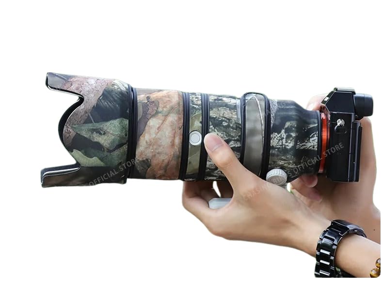 CHASING BIRDS Camouflage Waterproof Lens Coat for Sony FE 70-200mm F2.8 GM OSS Rainproof Lens Protective Cover (Pine Camouflage)