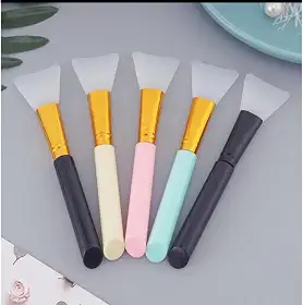 Espátula de Silicone e Pincel Aplicador - Versatilidade para Skin Care e Maquiagem!