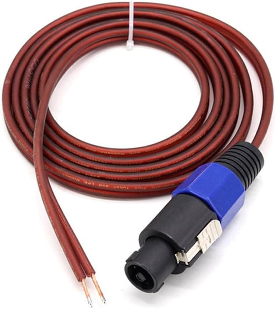 Amazon | LAMELLIS スピーカーケーブル 裸線 オープンエンドケーブル