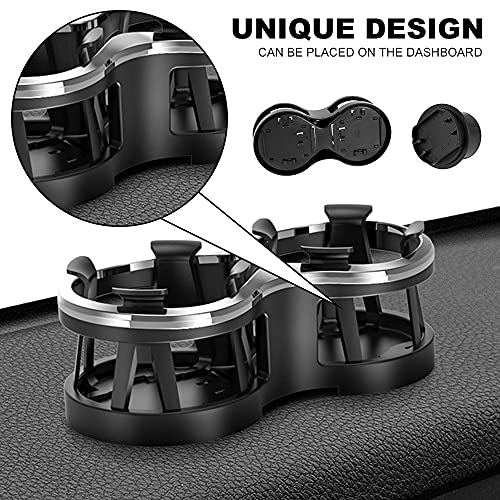 Extensor para Portavasos de Auto 2-en-1 Negro miniatura 5