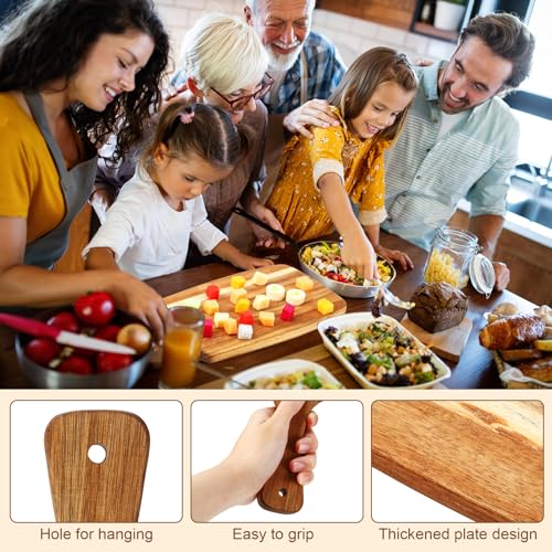 Set de 4 Tablas de Cortar de Madera de Acacia con Asa miniatura 4