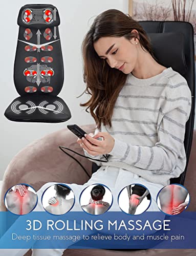 Zyllion Zma-13 Shiatsu Pillow Massager And Zma-33 Full Body Massage Cushion Bundle - Black #TOP6
