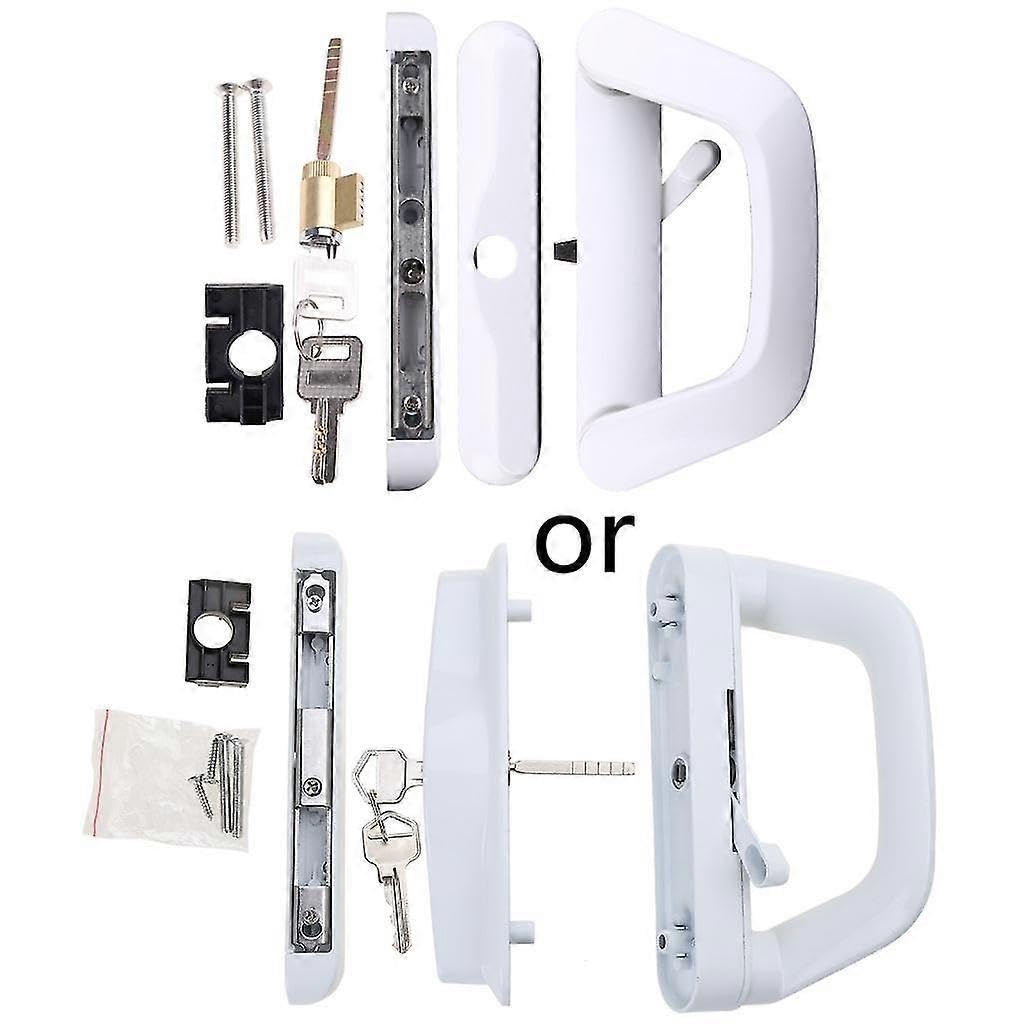 Joyhappst Image Color Whitediecast Replacement For Sliding Doors Hole Spacing For Mortise Style Locks