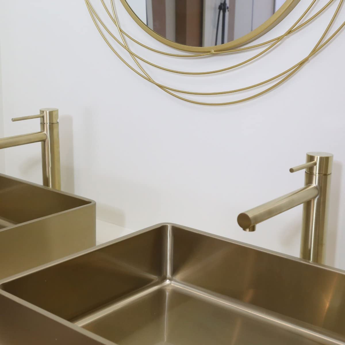 EsseBagno Kran do wanny Luisa wysoki złoty