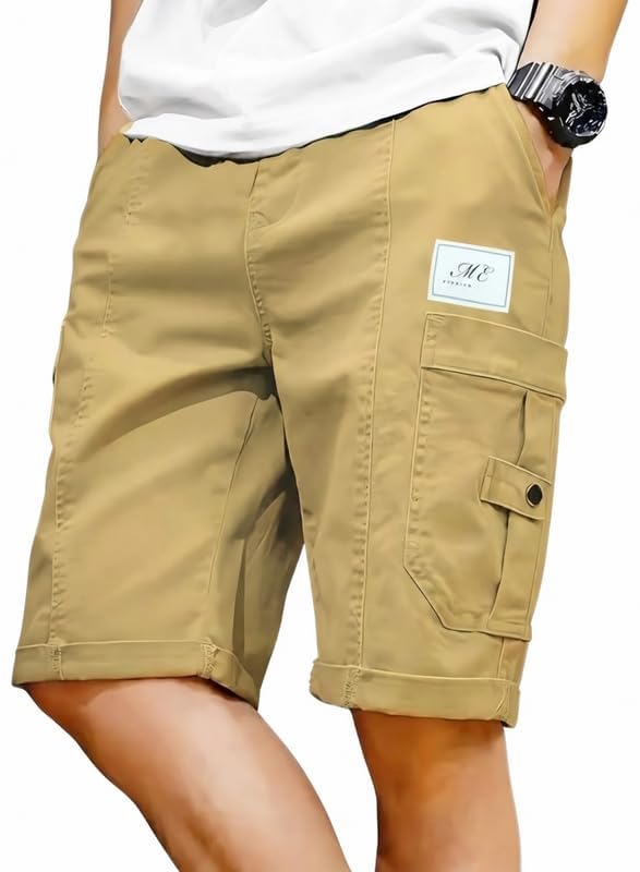 the kab's Cotton Shorts for Men | Casual Shorts Pant for Men | Bermuda Pants with Pocket Style-picture-21