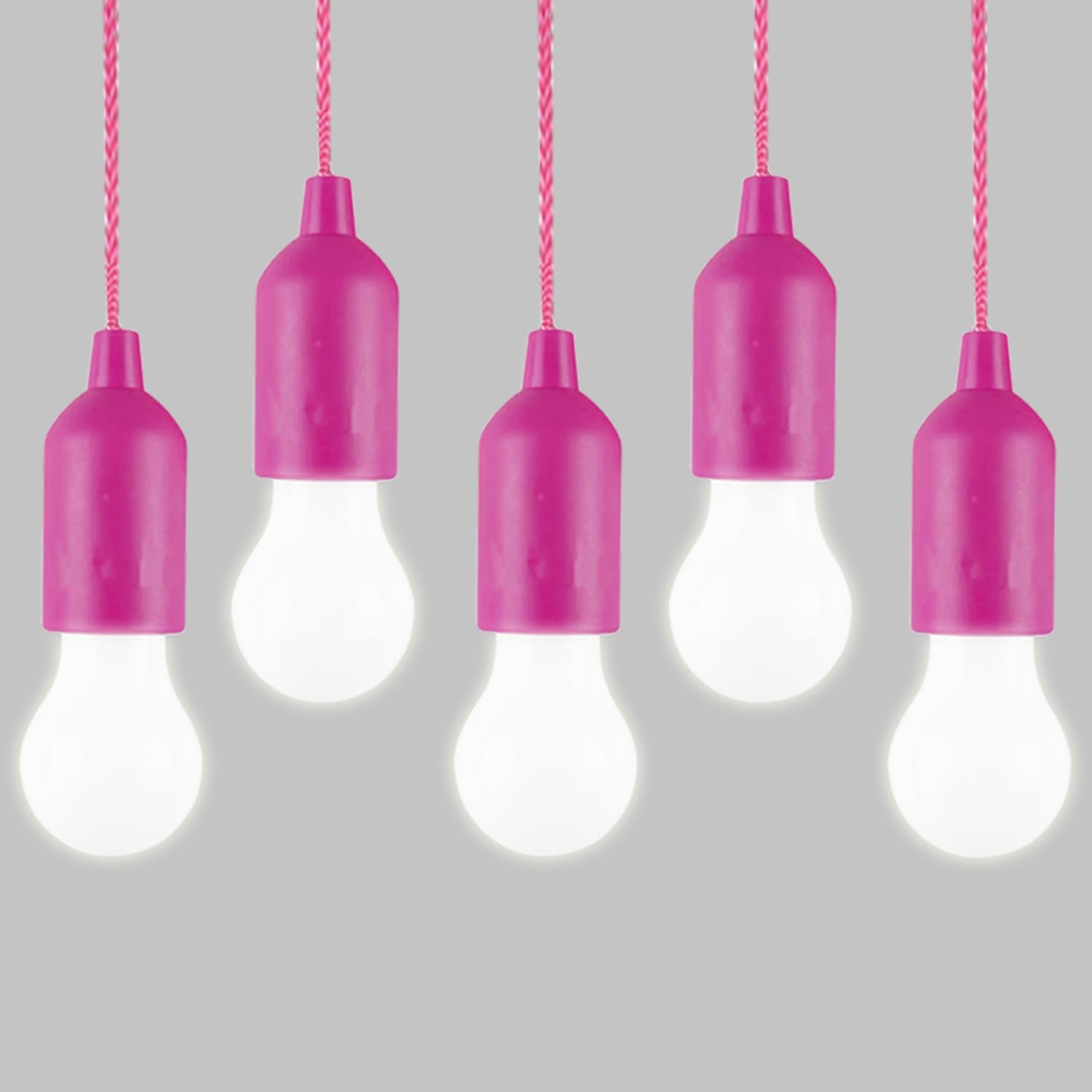 Set 5 Lampadine LED Con Cordino - Alimentazione A Batteria, Luce Calda, Per Feste E Esterni, Colori Assortiti - Foto 11