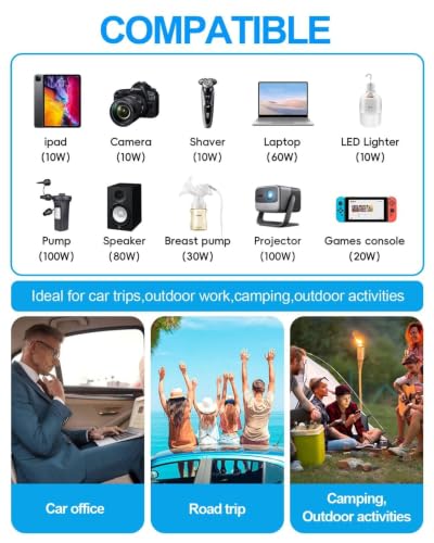 Image of 300W Portable Charger Car Power Inverters for Vehicle
