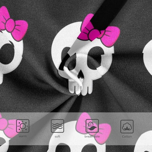 Cute White Skulls Black Girls Underwear Toddler 2t Cotton Cute Panties Girl Bright Underpants Briefs3