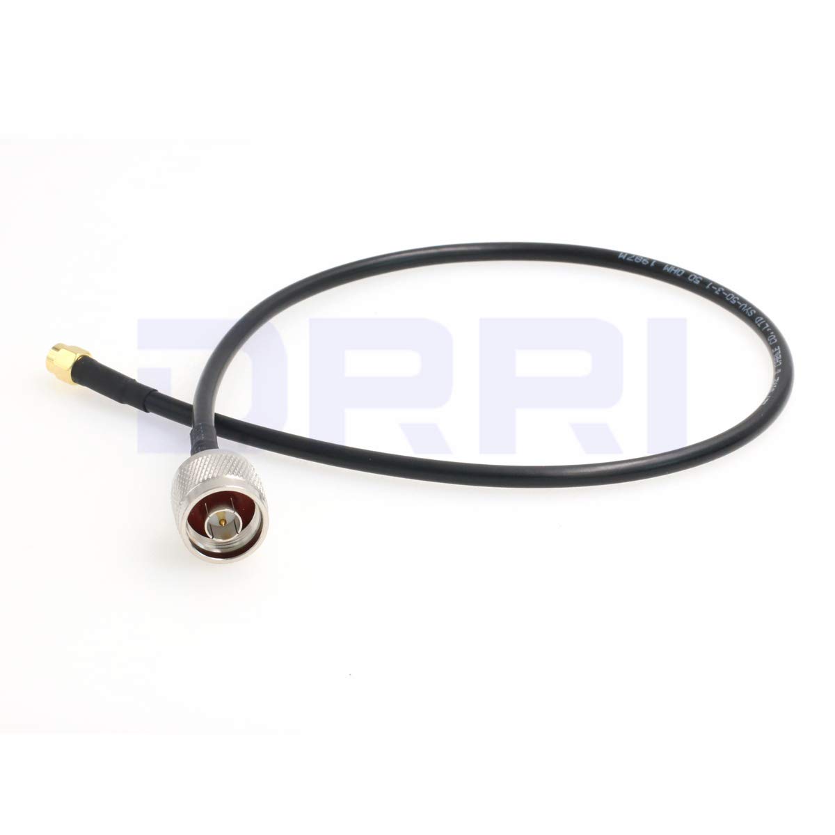 N maschio a RP-SMA maschio connettore RG58/U 50 ohm cavo di prolunga coassiale a bassa perdita per radio a antenna (8M)