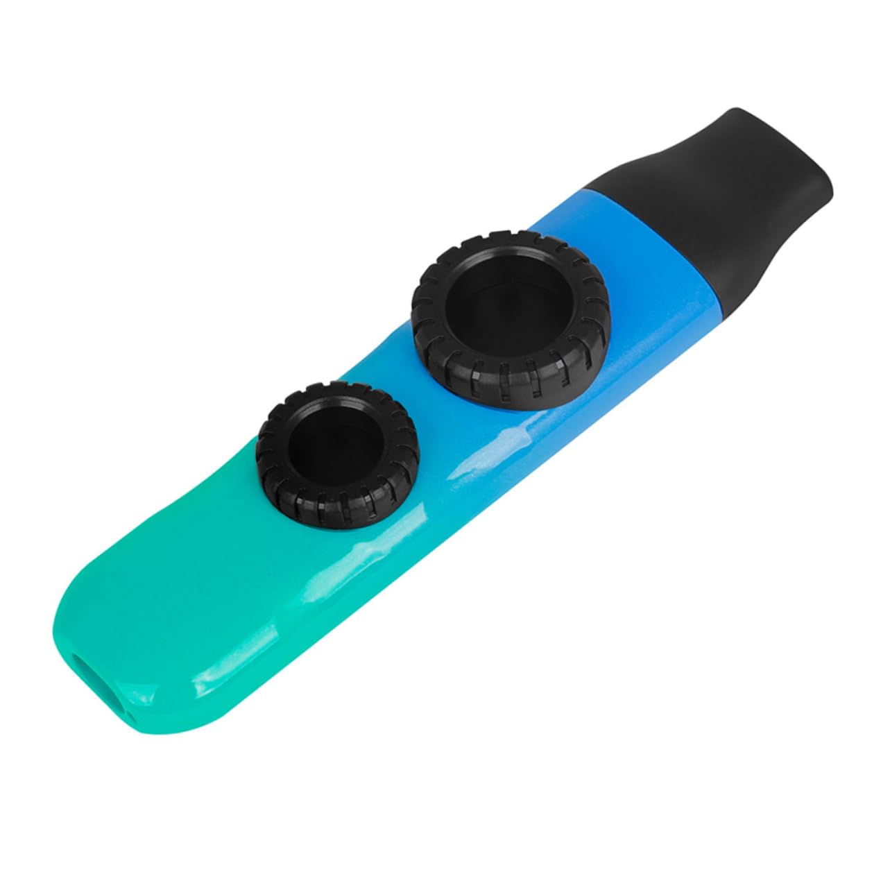BESTonZON 2juegos Kazoo Doble Orificio Para Niño Niña Instrumento Musical Profesional Para Acompañar Guitarra Ukulele y Kazoo De Degradado Fácil De Usar y Portátil