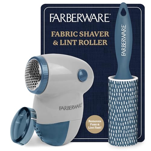 Image of Farberware Fabric Shaver & Lint Roller Set, Small, Portable