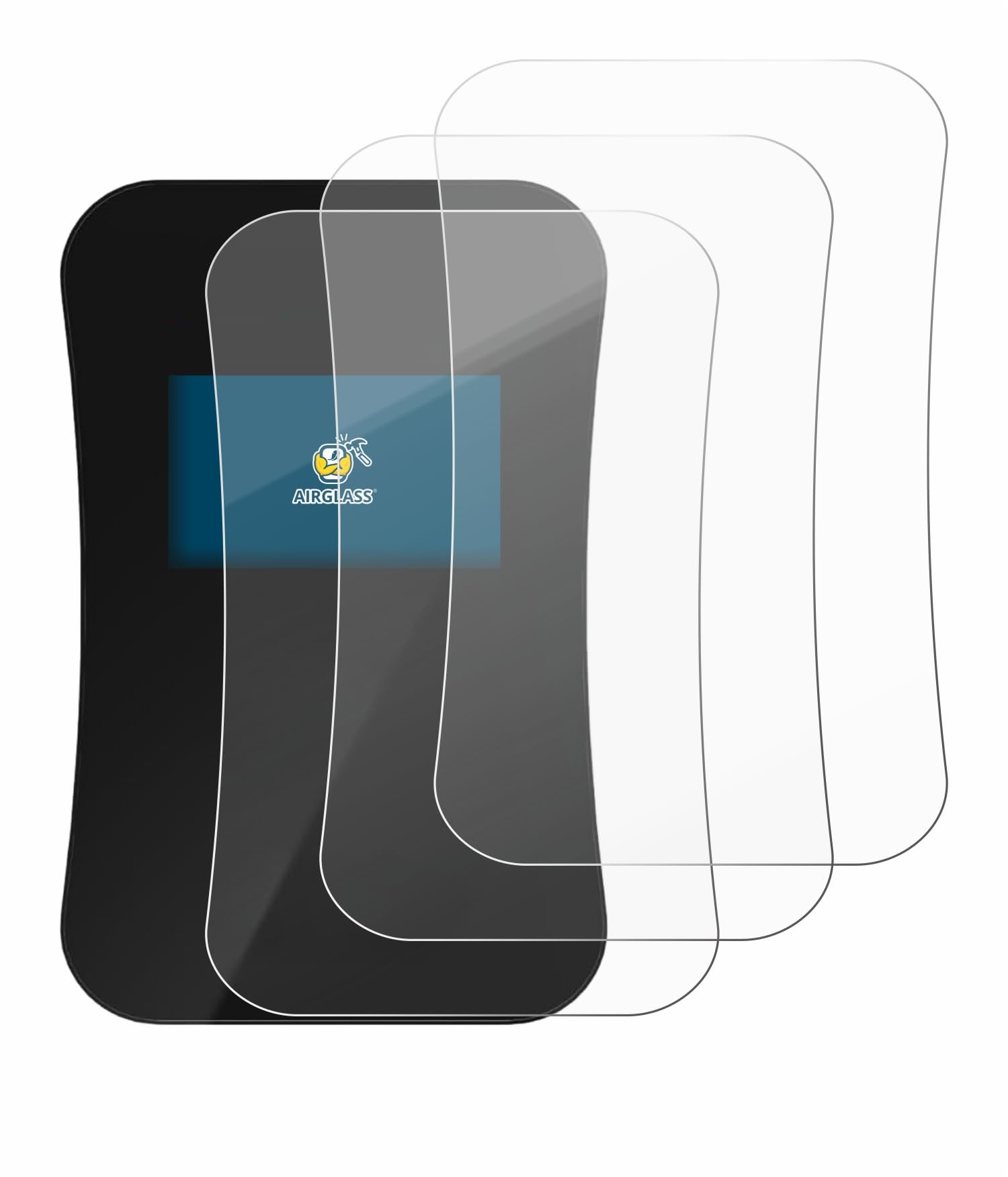 BROTECT Protector Pantalla Cristal para DaheimLaden Touch Pro Protector Vidrio (3 Unidades) - [Dureza 9H, Anti-Arañazos]