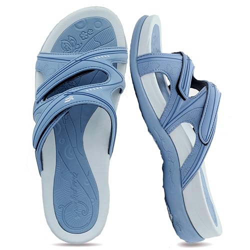 Image of Gold Pigeon Shoes SIGNATURE Comfort Walking Slides Sandals for Women | Arch Support, Waterproof, Non-Slip