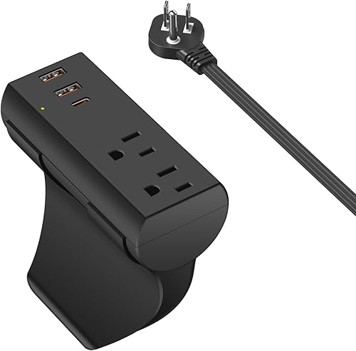 Enchufe oculto para sofá, enchufe de sofá, 2 tomas de corriente alterna, PD20W, USB-C QC3.0, 18 W, USB-A, salida de muebles 1050J, cable de disponible en Yaxa Colombia