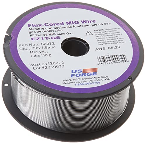 US Forge Welding Flux-Cored MIG Wire .035 2-Pound Spool #00072