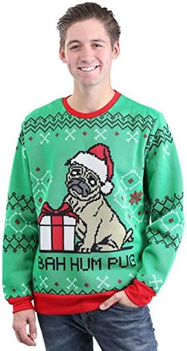 sueter navideño pug