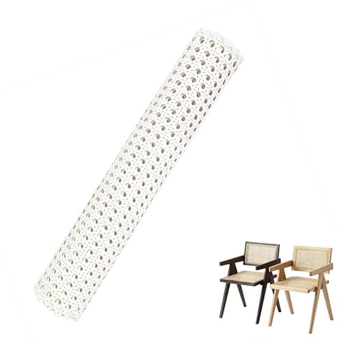Yitobici Wiener Geflecht,Kunststoff PE Rattan-Gurt Cane Webbing, 40 x 100cm Webbing Rattan Roll,Wabengeflecht für DIY-Projekte Möbeldekoration,Weiß Yitobici Wiener Geflecht,Kunststoff PE Rattan-Gurt Cane Webbing, 40 x 100cm Webbing Rattan Roll,Wabengeflecht für DIY-Projekte Möbeldekoration,Weiß