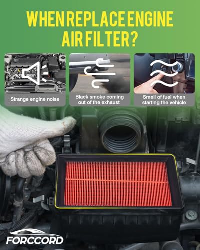Image of 2-Pack Engine Air Filter Fits for Subaru Forester Ascent Crosstrek Impreza Outback Legacy WRX XV (GAS Only) Air Filter Replacement 16546AA16A Car Accessories