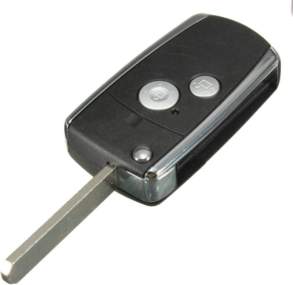 Yongse 2 Buttons Remote Black Flip Key Shell For Honda CIVIC CRV JAZZ ACCORD ODYSSEY