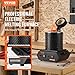 VEVOR Electric Melting Furnace, 3kg+1kg Electric Metal Smelter Foundry, 1350W 2102℉/1150℃ Smelting Furnace Kit for Gold/Silver Jewelry & Copper/Aluminum Casting