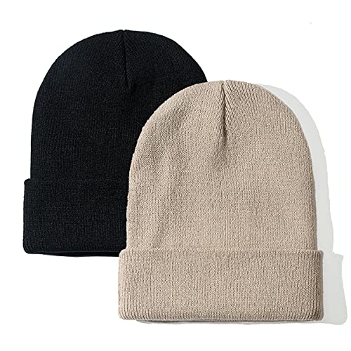 Image of NPJY Unisex Beanie for Men and Women Knit Hat Winter Beanies