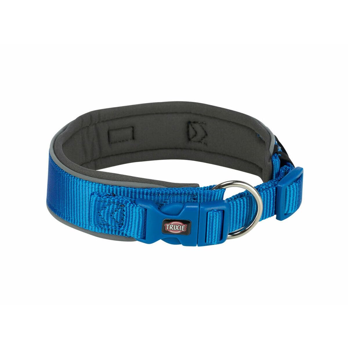 Collier pour chien Trixie réglable 40-48 cm en nylon résistant bleu cobalt