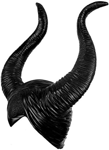 ODOMY Cherry Juilt Halloween Costumes Horns Hat Deluxe Headpiece for Women Girls Adult