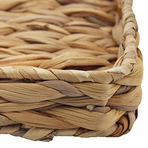 Grass Weaving Tray, Grass Storage Bins For Fruit Or Tea,Arts And Crafts. (1) (Tray-A-S) #TOP5