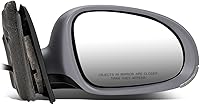 Vista 16 de DNA Motoring OEM-MR-VW1320122 - Espejo retrovisor calefactado con ajuste de potencia lateral izquierdo gris con señal de giro compatible con Jetta