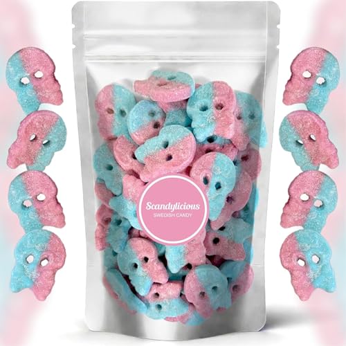 Bubs Dizzy Skulls Sweet & Sour Candy, 1/2 lb