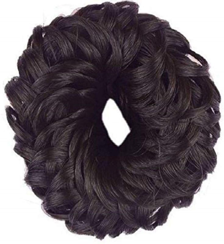 Image of 24 inch Heat Resistant Clip In Synthetic Straight Hair Extensions - Synthetic Hair Extension /Ponytail Long Braided Ponytail With Elastic Hair Ties Synthetic Hair Extensions (Style 15)