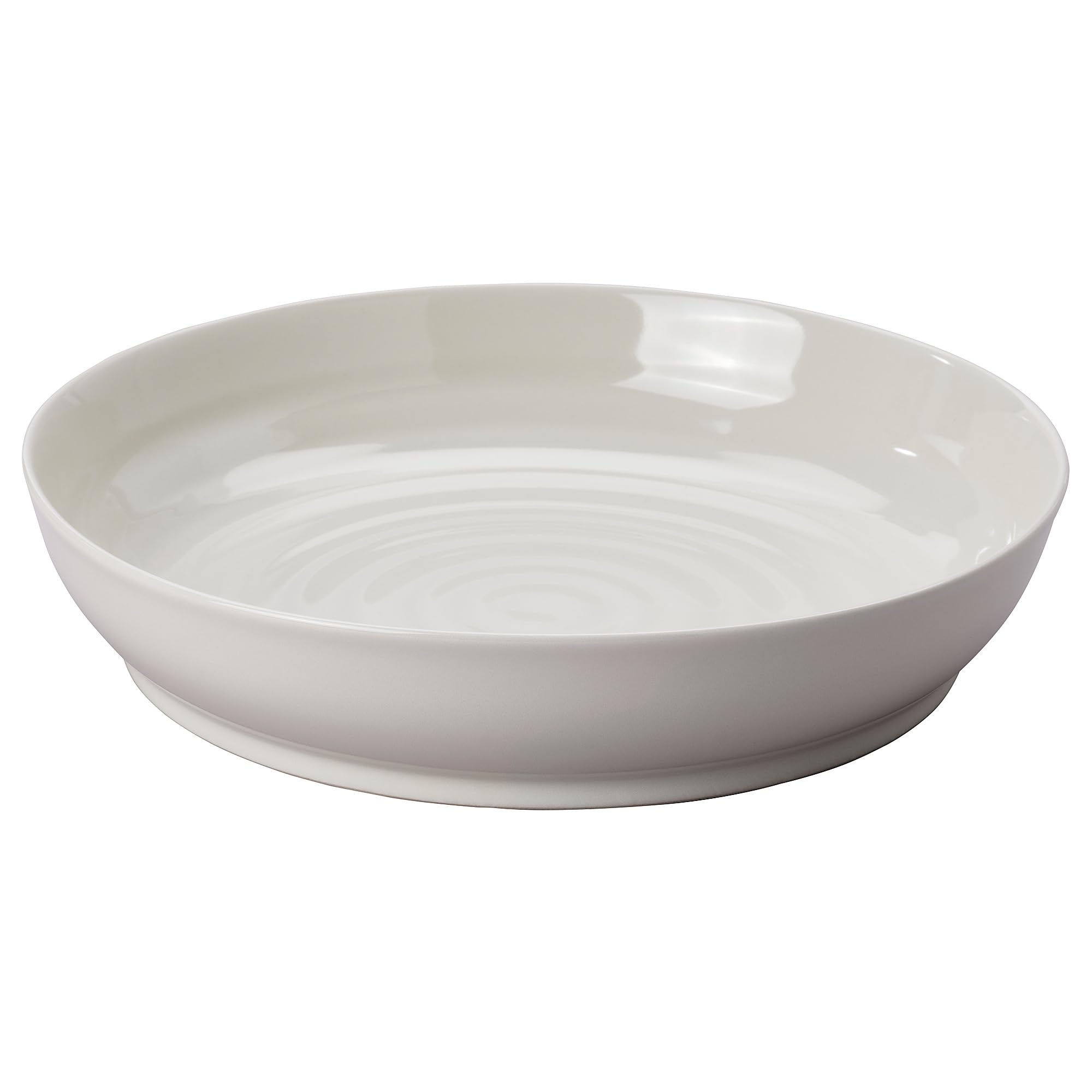 Bol de service 34 cm gris clair-beige SANDSKÄDDA pour vos grandes tables