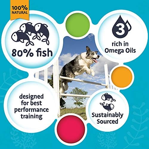 SKIPPER'S Training Treats for Dog Chews and Puppy Training Treats 500g - Source of Omega 3, Grain Free, Good for Digestion 100% Natural Ingredients No Additives