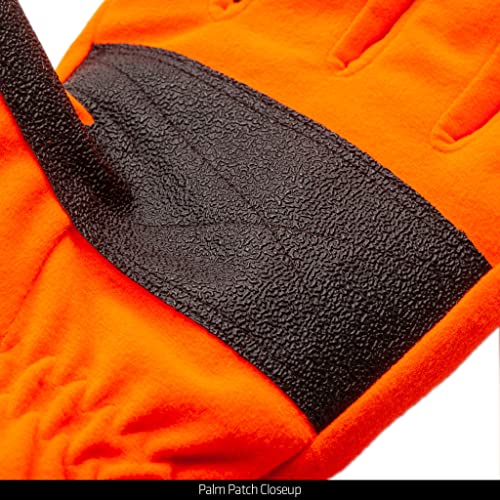 Huntworth Men's Heavy Weight, 3M Thinsulate Insulation, Waterproof Hunting Gloves, Blaze - Thumbnail 3