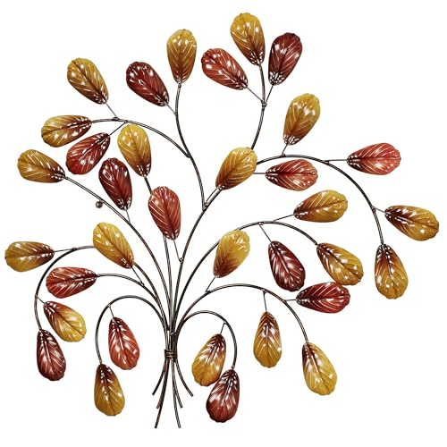 Touch of Class October Leaves Fall Wall Art Multi Earth