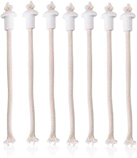 7Pcs Oil Lantern Wick, Heat-Resistant Kerosene Wick, for Ceramic Holders Torch, Wine Bottle Oil Candle Lamp 7.3inch