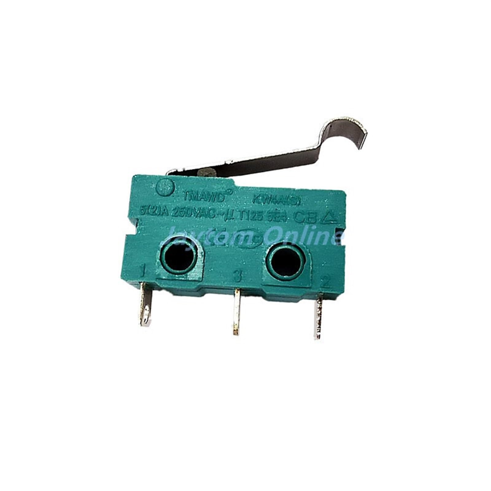 Micro interrupteur de fin de course 5A 250V pour une coupure nette instantanée