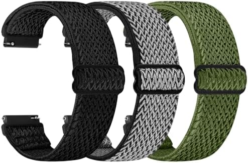 Cinturino Orologio In Nylon A Sgancio Rapido | Larghezze 16-22 Mm Con Velcro, Morbido E Traspirante, 3 Pezzi