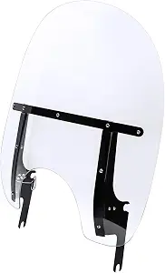 XFMT Clear Detachable Quick Release Windshield Windscreen for Harley Touring Road King (1994-2023) and Road King Special (2017-2025)