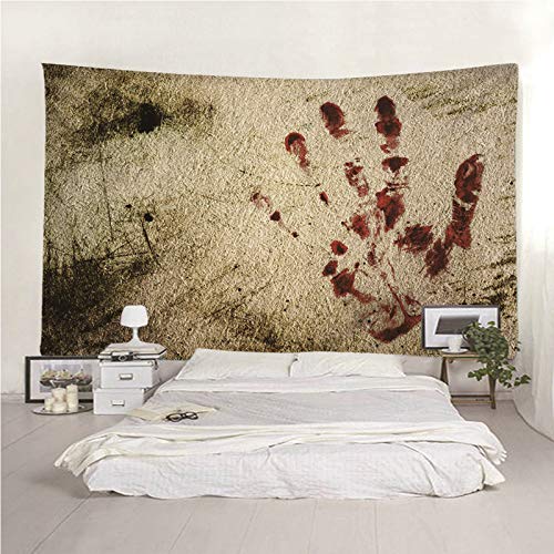 Tapiz de pared de terror KnSam con estampado 3D ideal para fiestas y playa 6