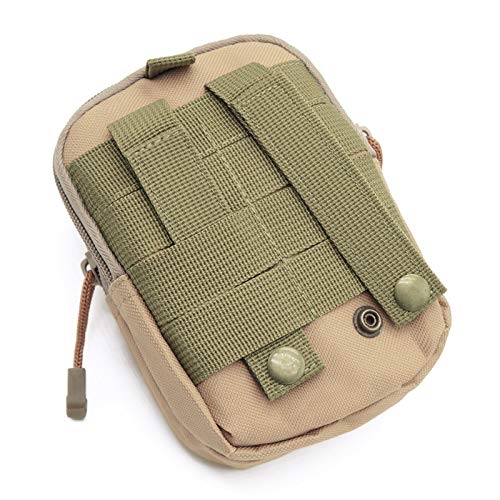 Elonglin Masculina Bolsa de Cintura Porta Treco Celuler Carteira Pochete Tático Militar Cintura para