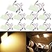 TABEN Lot de 10 ampoules LED 5630 48-SMD à économie d'énergie pour plafonnier de voiture avec adaptateurs T10 BA9S DC 12 V