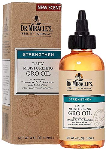 Dr. Miracle's Strengthen Daily Moisturizing Gro Oil 4 oz (Pack of 5)